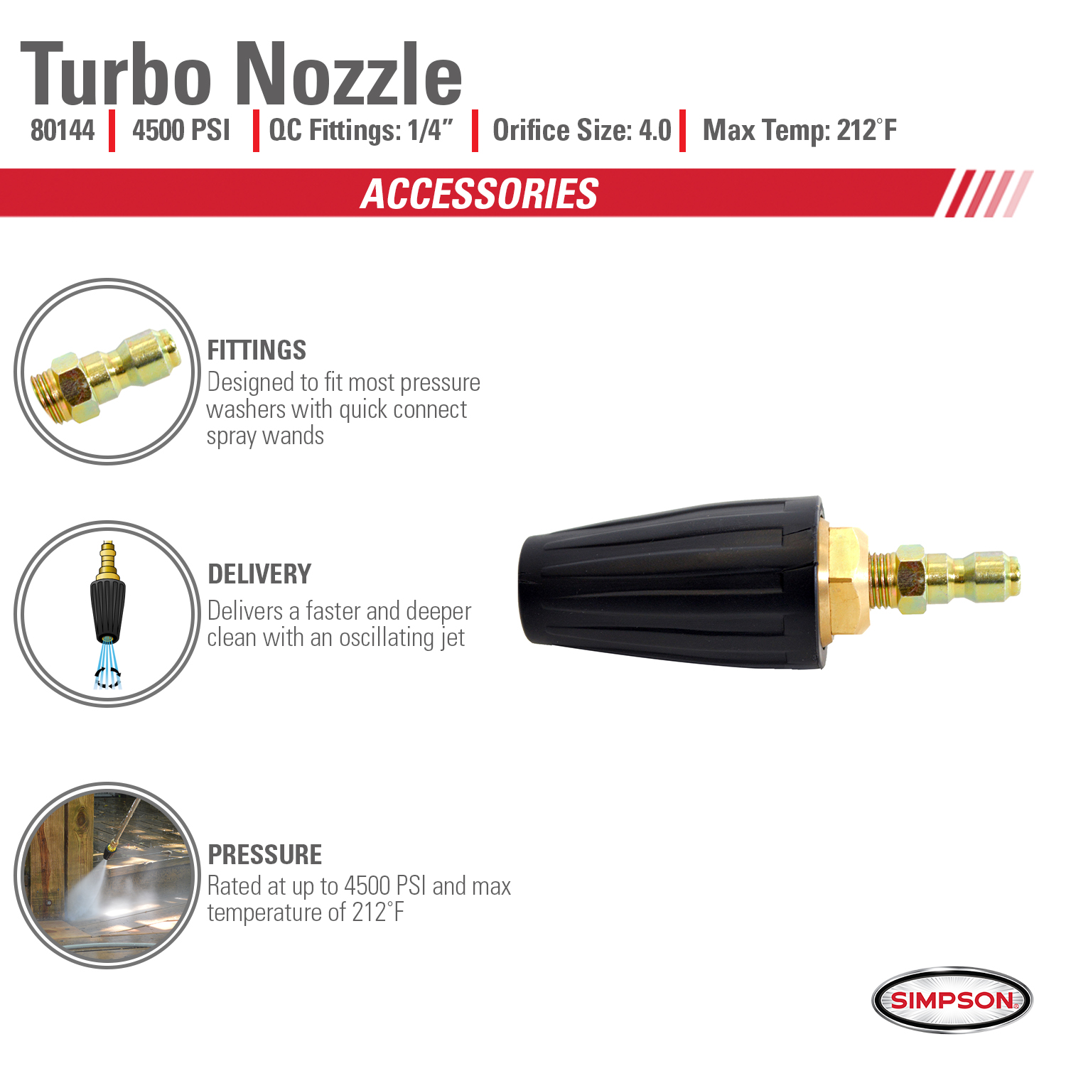 Turbo Nozzle 80144Simpson