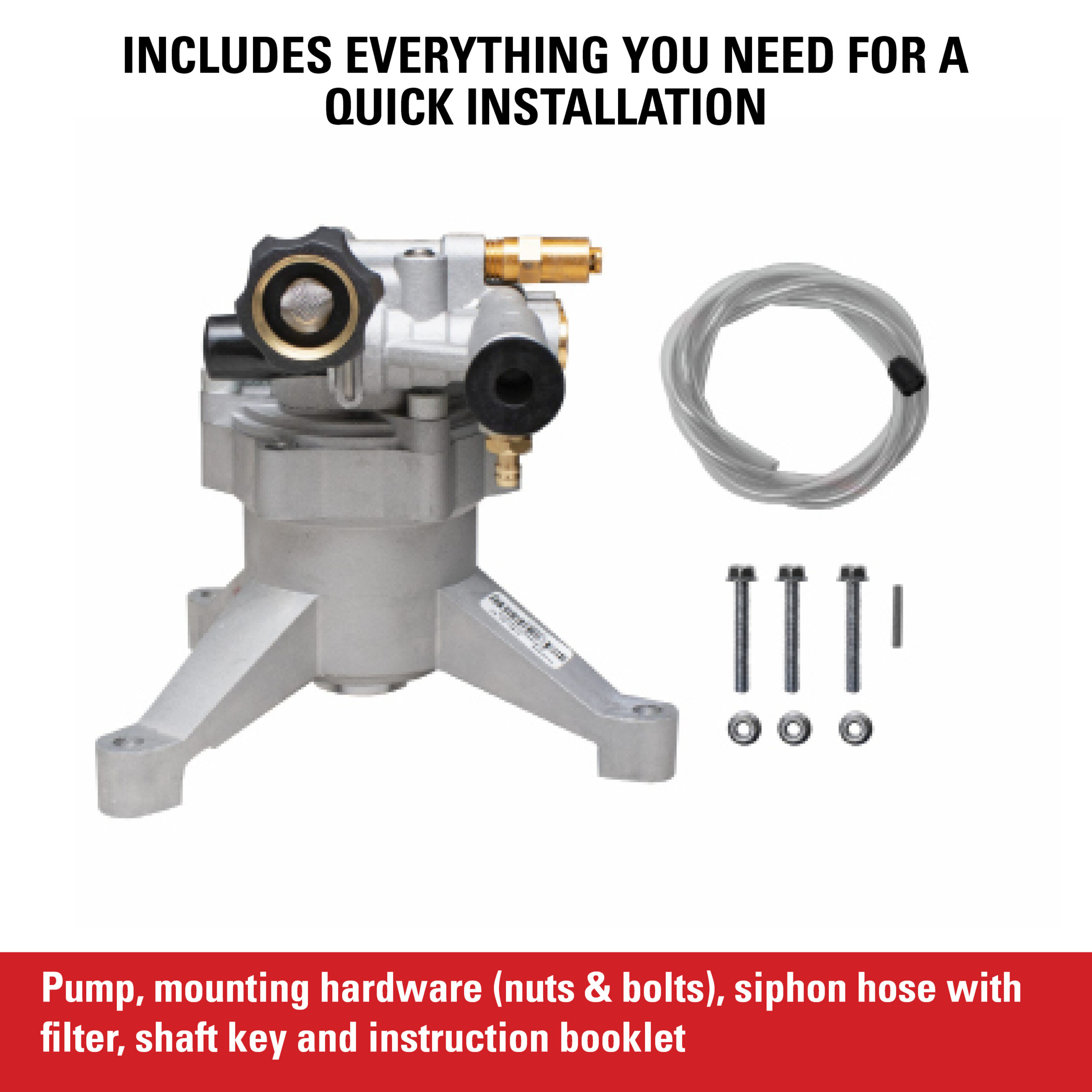 pressure washer; power washer; simpson; simpson cleaning; fna; fna group; oem technologies; aaa pump; pump; pressure washer pump; 3100 psi; 2.4 gpm; axial pump; vertical; silver aluminum body; silver aluminum head; gas pressure washer; 510030;