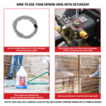 Siphon Hose and Detergent Use
