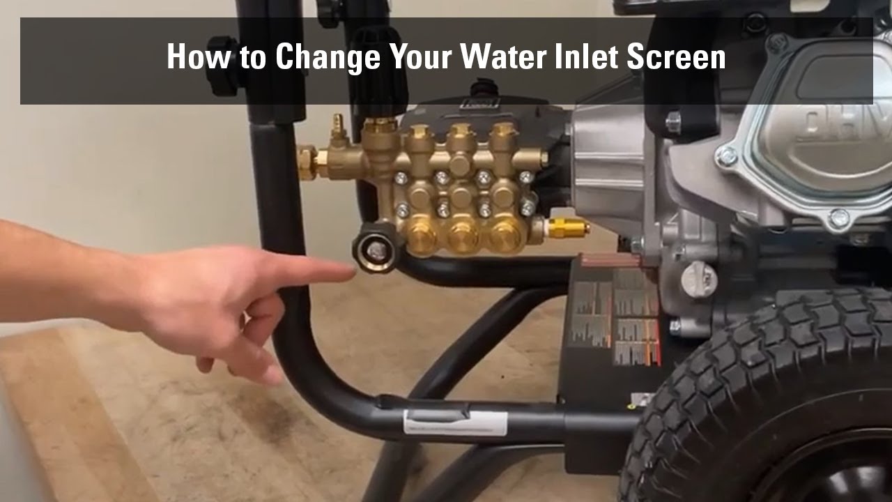 How to Clean a Water Inlet Screen